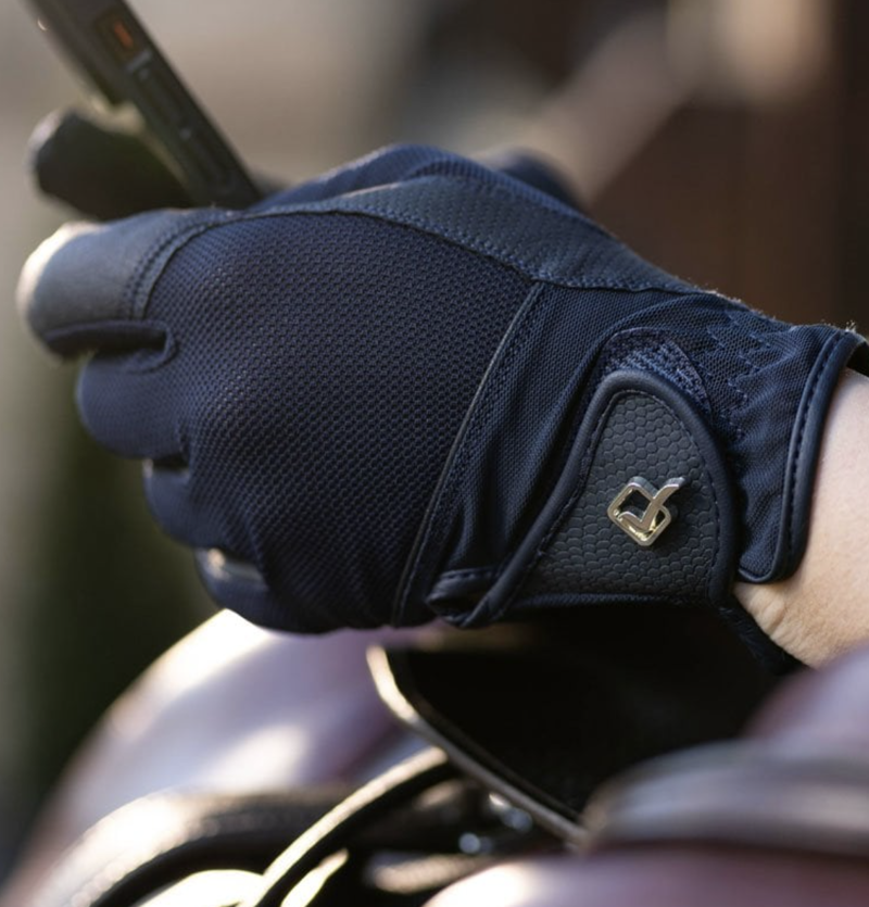 LeMieux Pro Mesh Glove Navy-1